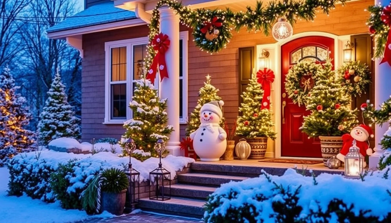 7 Outdoor Christmas Decoration Ideas to Transform Your Home Into a Winter Wonderland