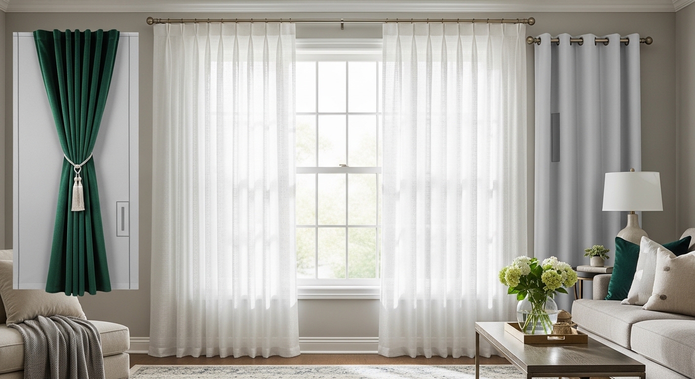 Living Room Curtain Ideas to Transform Your Space