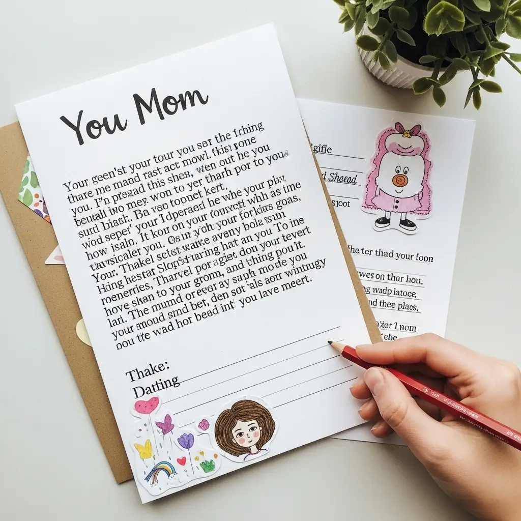 Handwritten Letter or Card