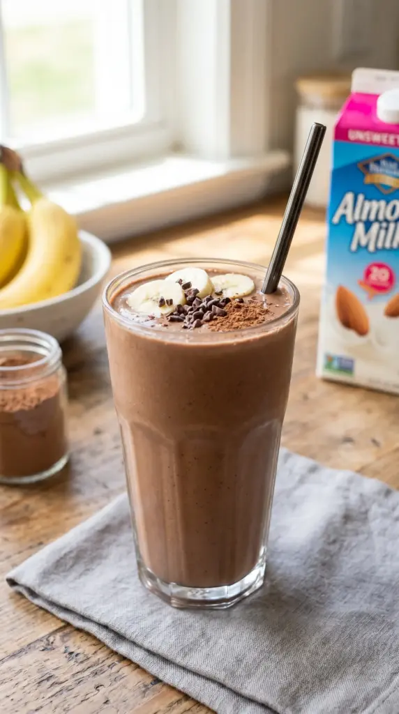 Chocolate Banana Acne-Friendly Smoothie
