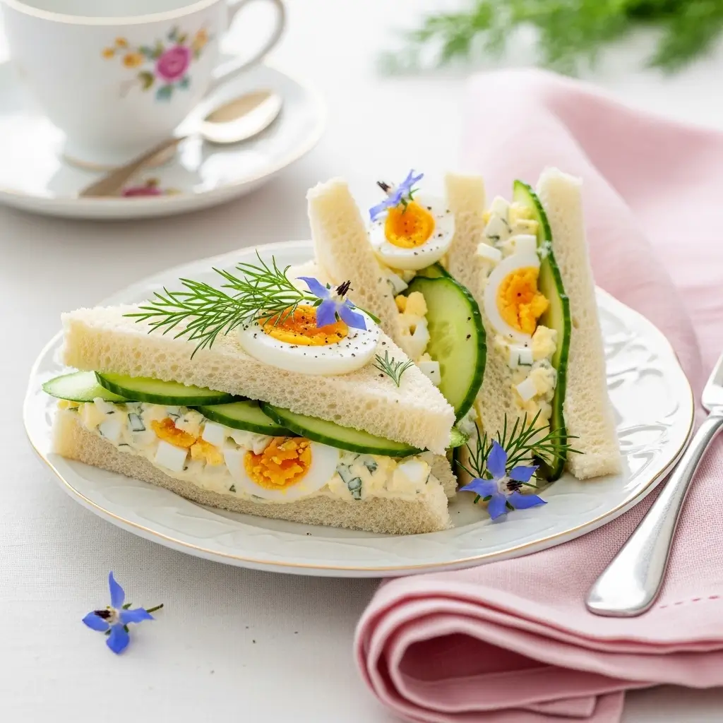 Cucumber & Egg Sandwich
