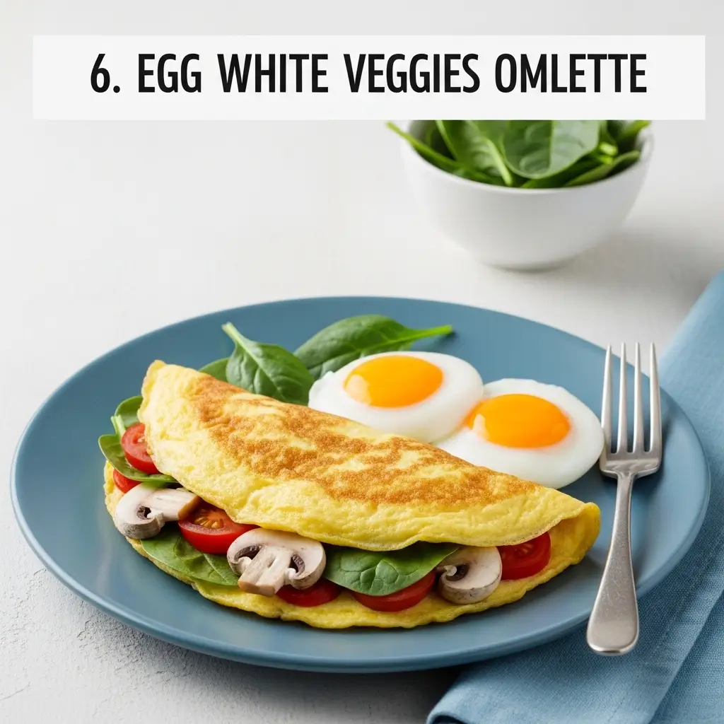 Egg White Veggie Omelette