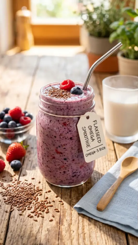 Flaxseed Omega Smoothie