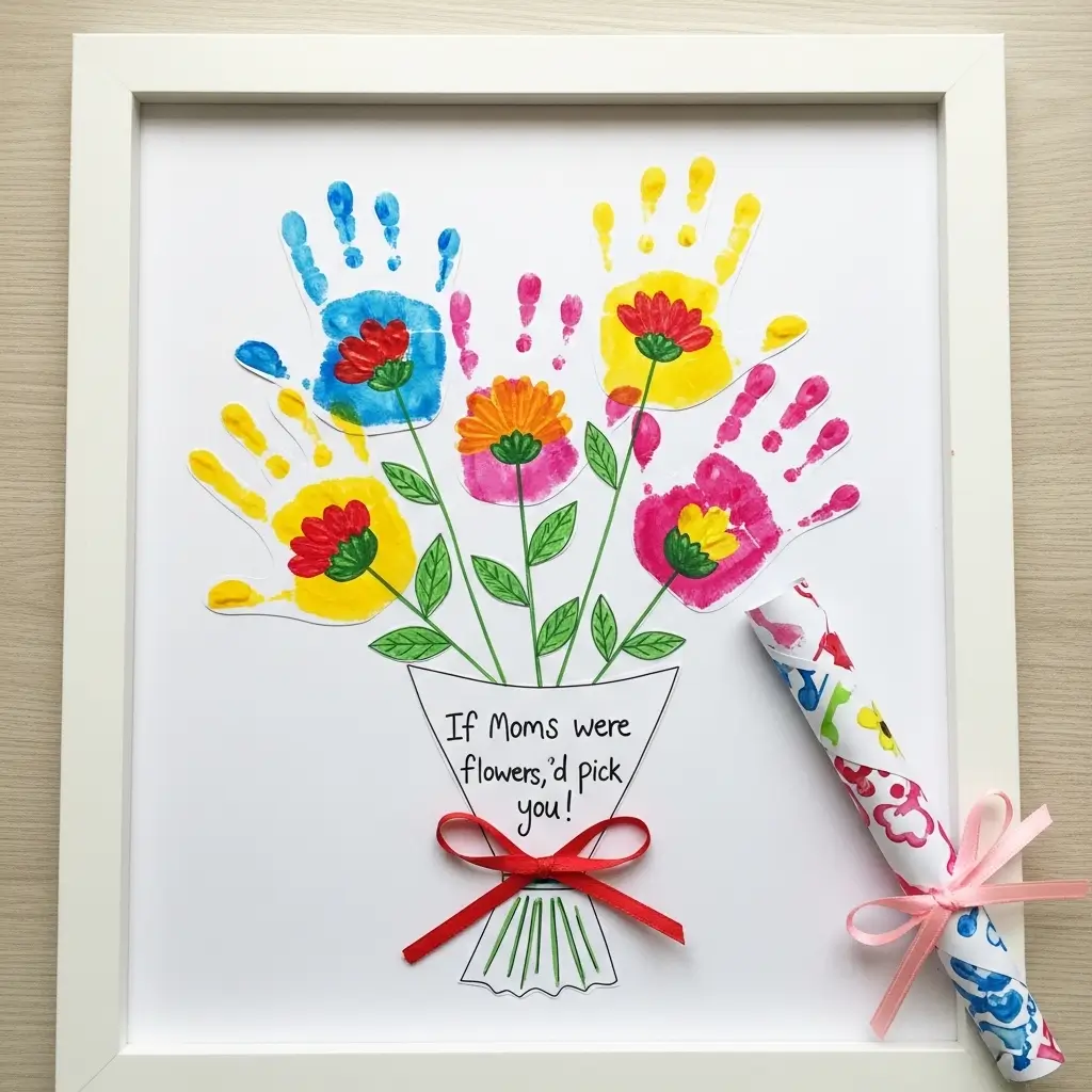 Handprint Flower Bouquet