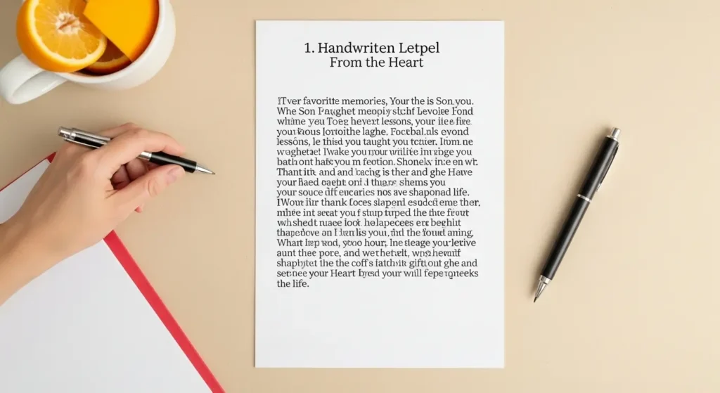 Handwritten Letter From the Heart