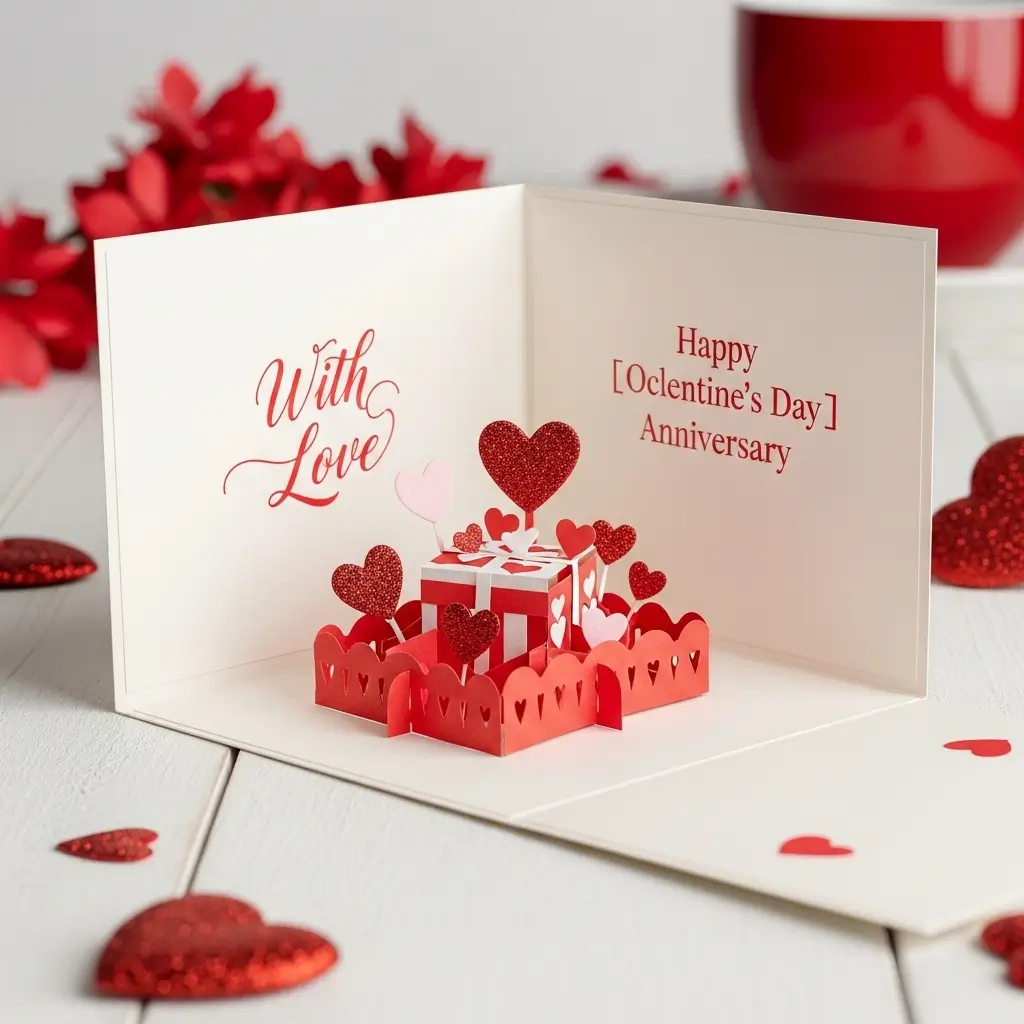 Love Card with Pop-Up Design