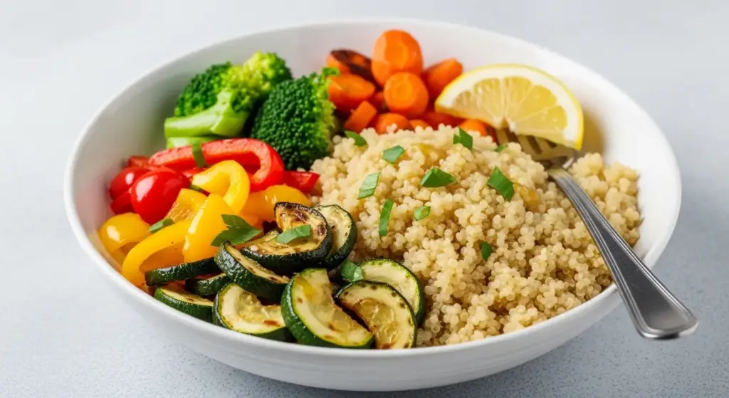Quinoa and Roasted Vegetable Bowl
