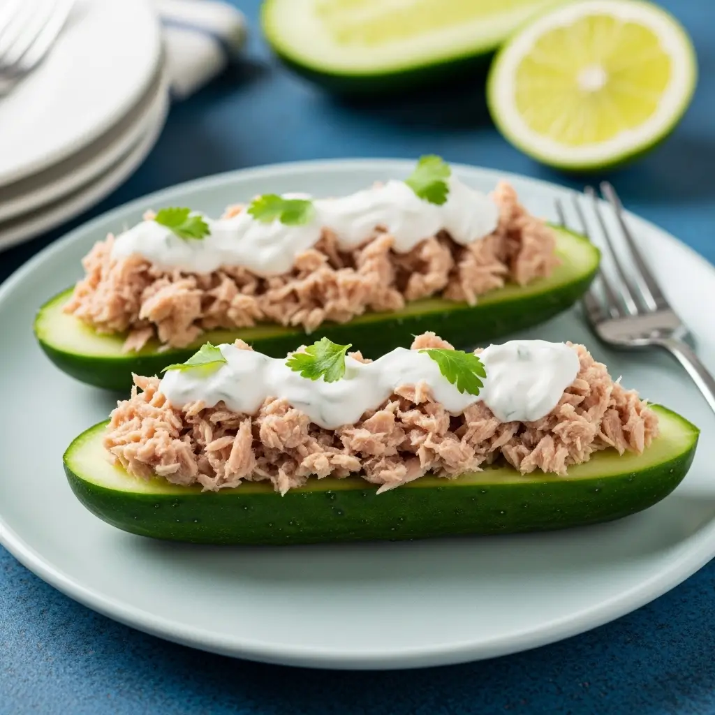 Tuna and Cucumber Boats