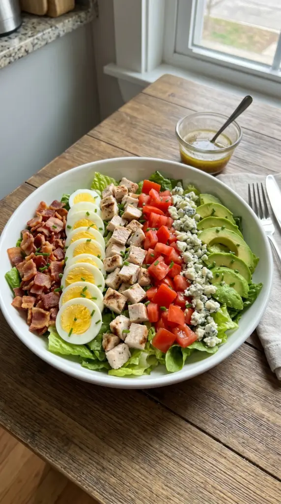 Cobb Salad with Eggs and Bacon
