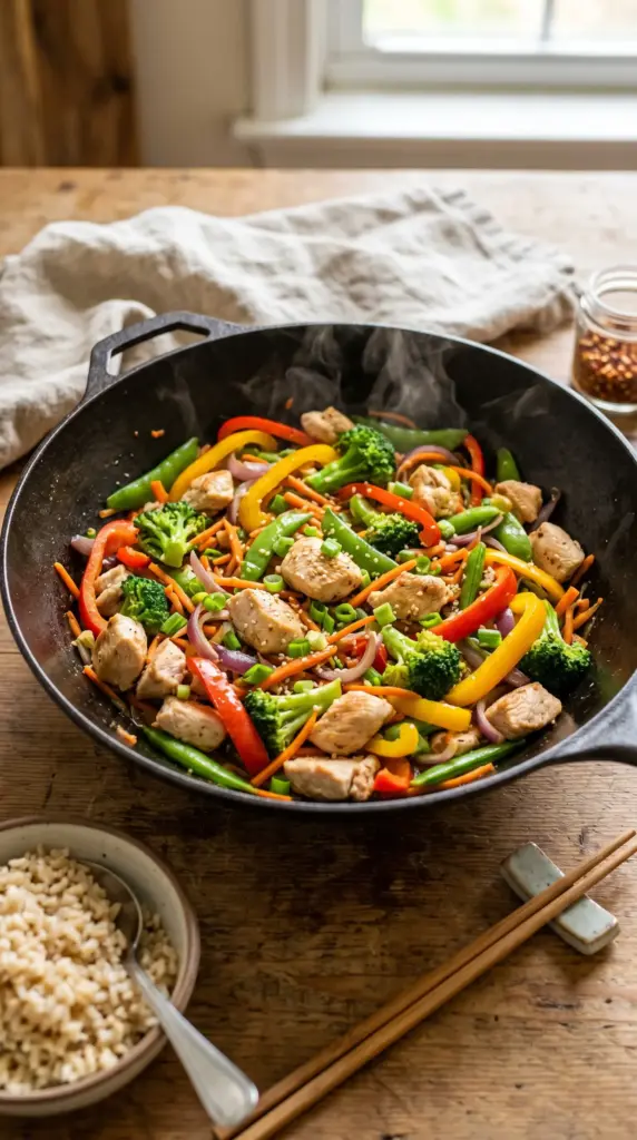 Chicken and Veggie Stir-Fry