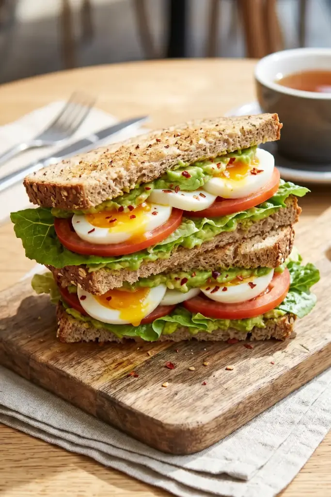 Egg and Avocado Sandwich