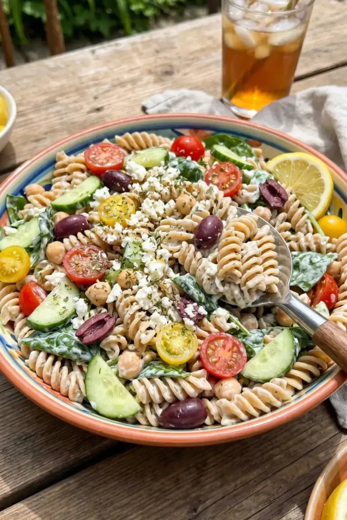 Greek Yogurt Pasta Salad
