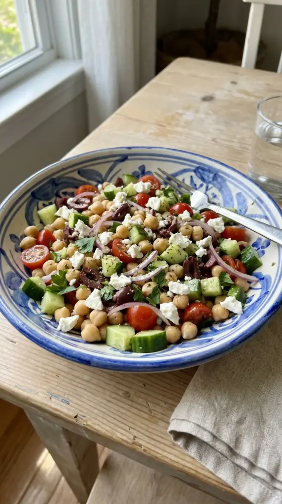 Mediterranean Chickpea Salad