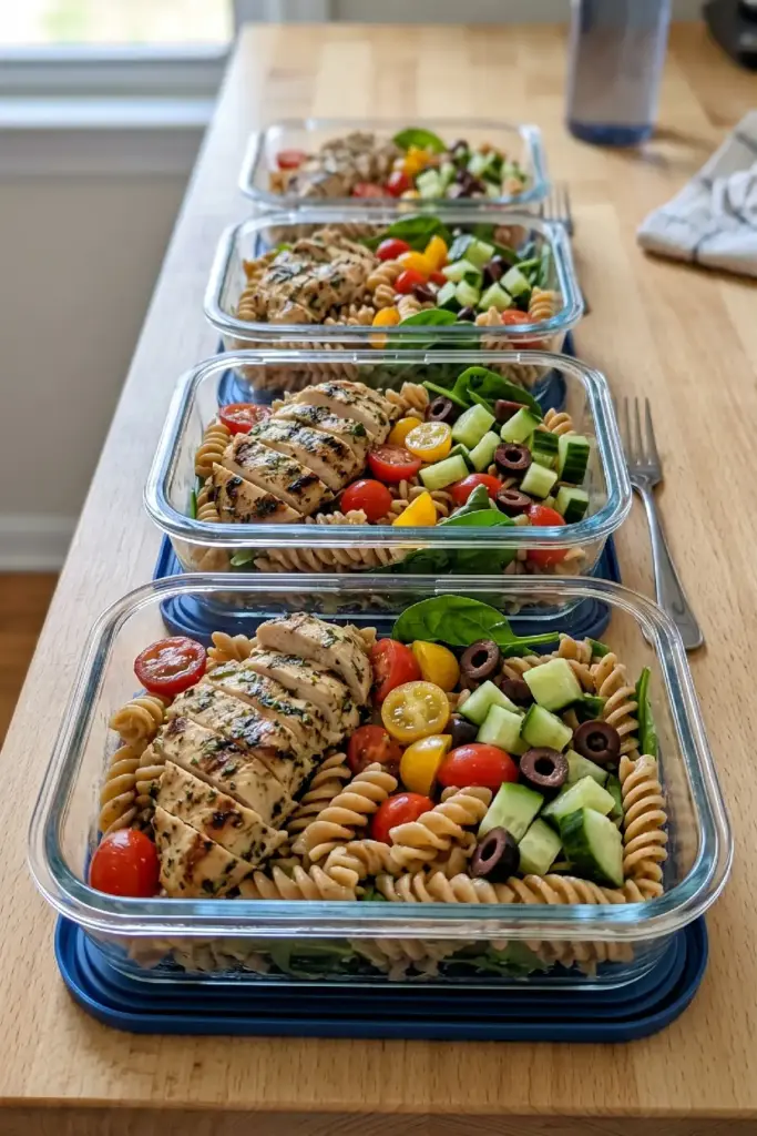 Pasta Salad with Grilled Chicken