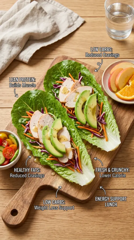 Turkey Avocado Lettuce Wraps