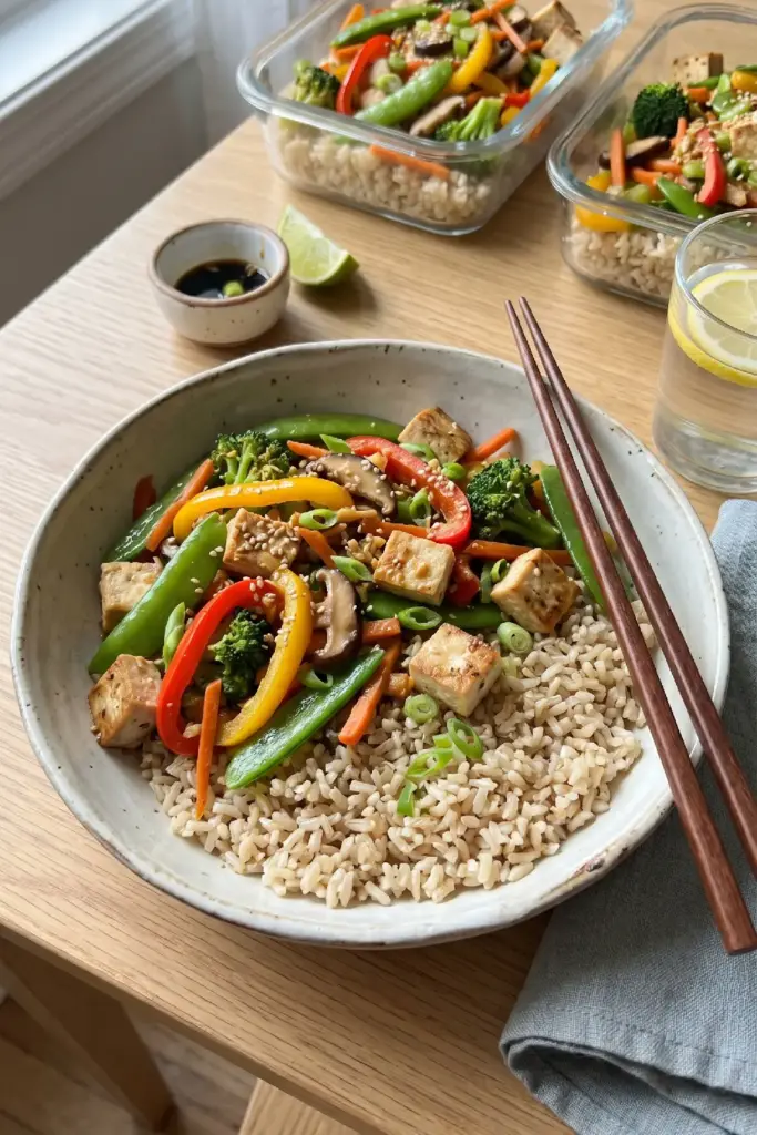 Veggie Stir-Fry Rice Bowl