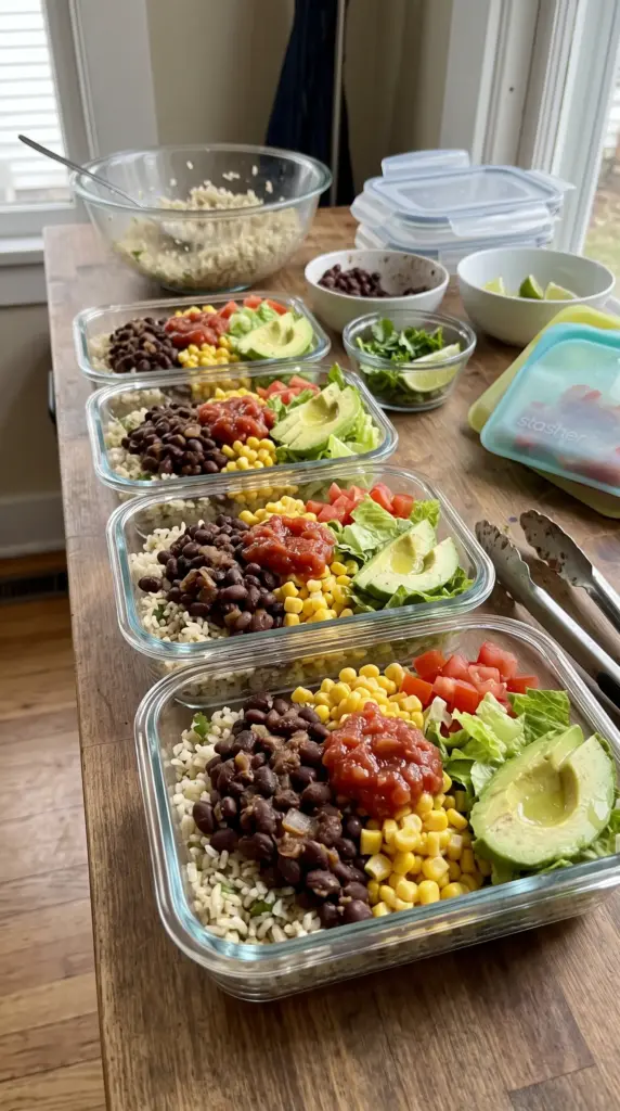 Black Bean Burrito Bowls