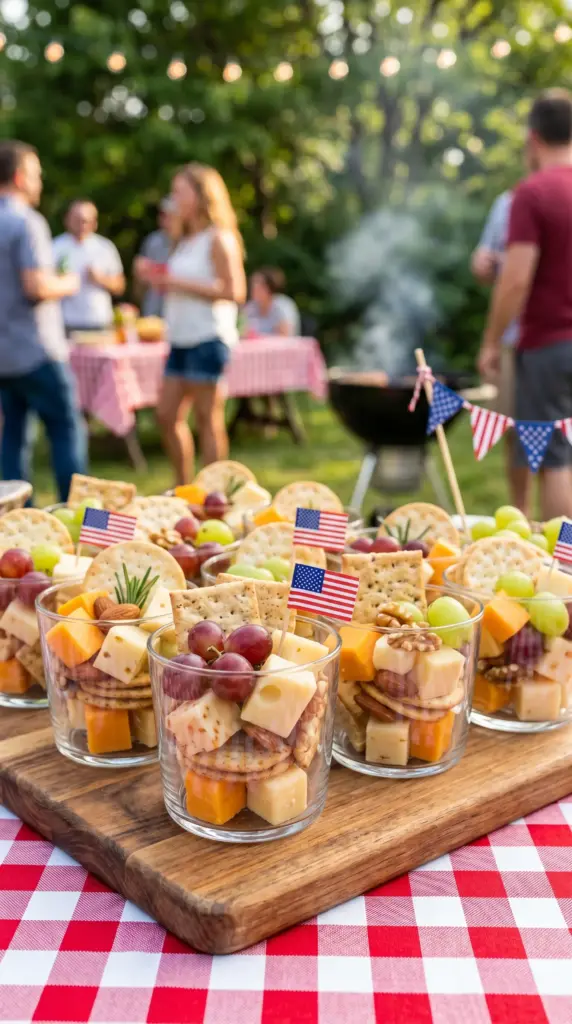 Cheese and Crackers Platter Cups