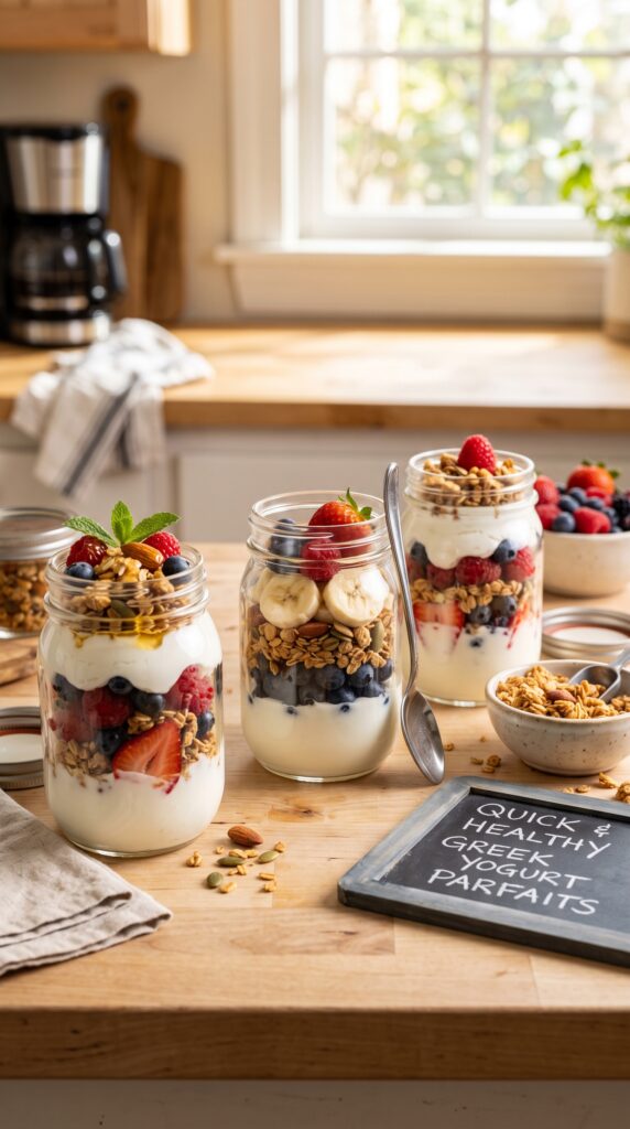 Greek Yogurt Parfaits