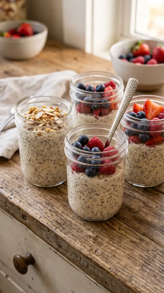 Overnight Oats with Berries