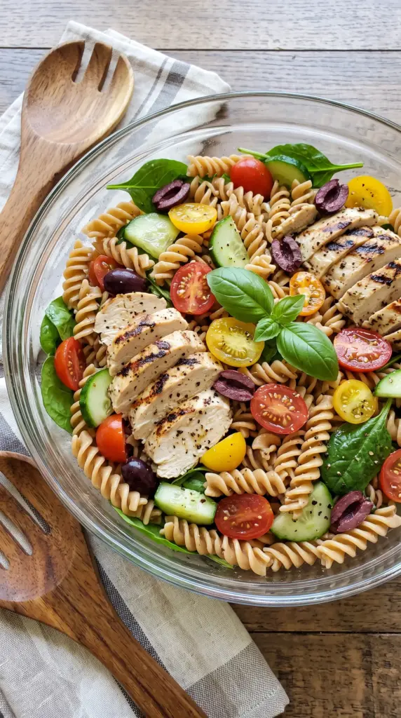 Pasta Salad with Grilled Chicken