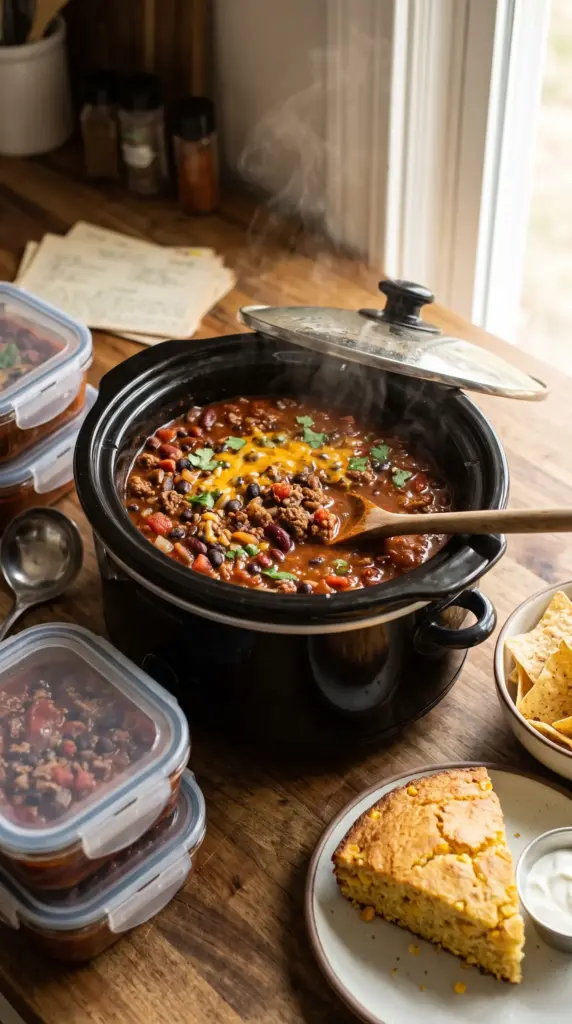 Slow Cooker Beef Chili