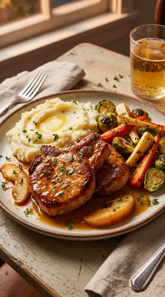 Apple Cider Pork Chops