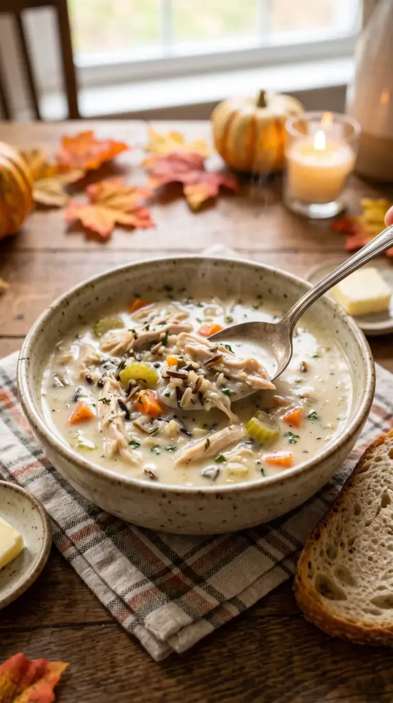 Creamy Chicken and Wild Rice Soup