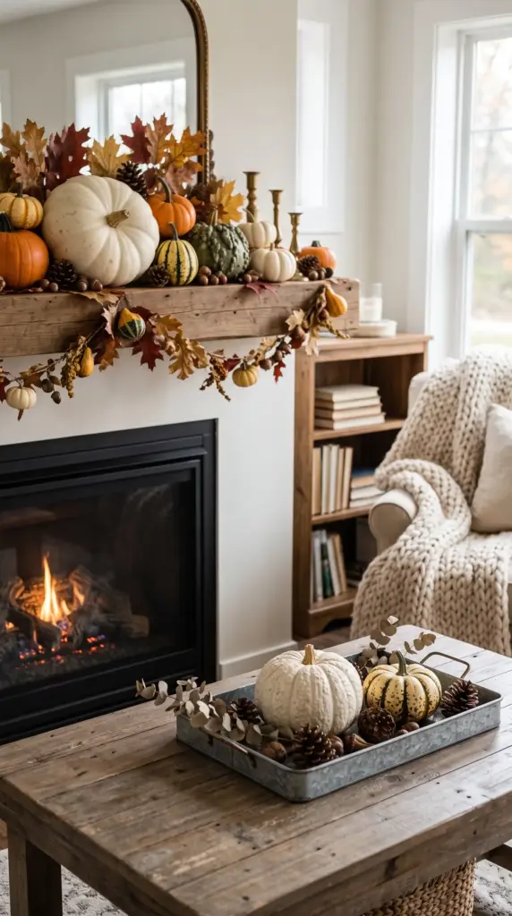 Decorate with Pumpkins and Gourds