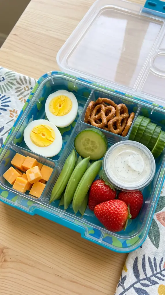 Hard-Boiled Egg Protein Bento