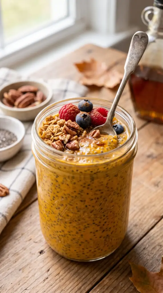 Healthy Pumpkin Chia Pudding