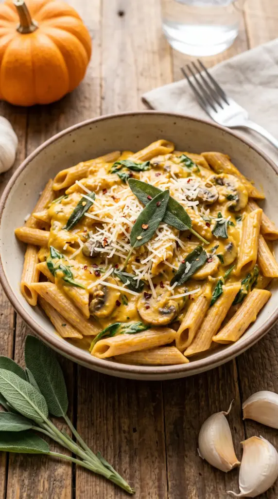 Healthy Pumpkin Pasta Sauce