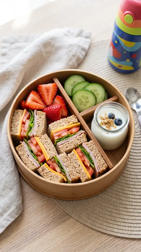 Mini Whole Wheat Sandwich Bento