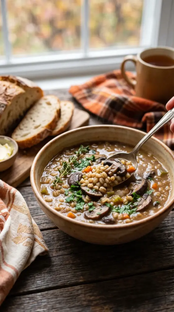 Mushroom Barley Soup
