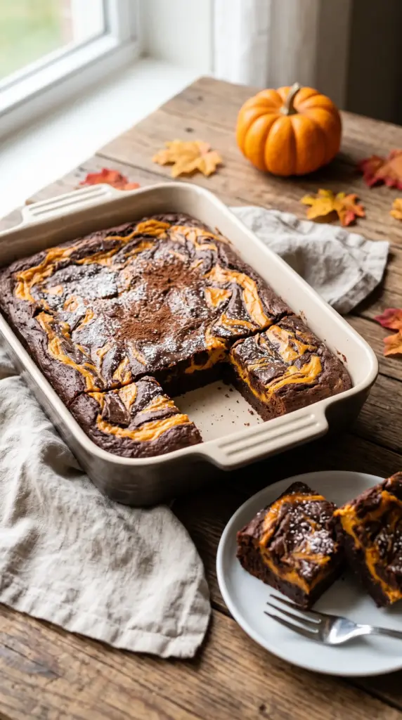 Pumpkin Brownies