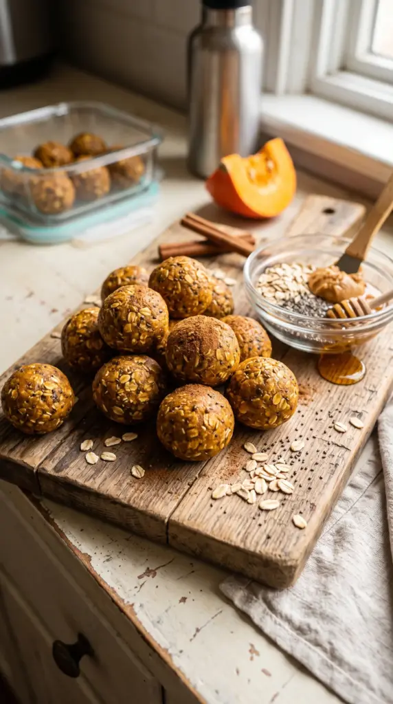 Pumpkin Energy Bites