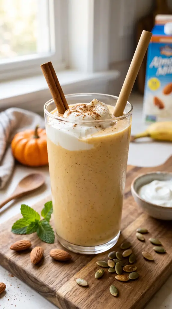 Pumpkin Greek Yogurt Smoothie
