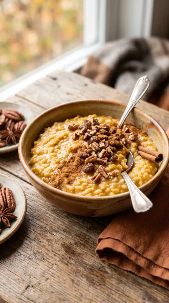 Pumpkin Rice Pudding