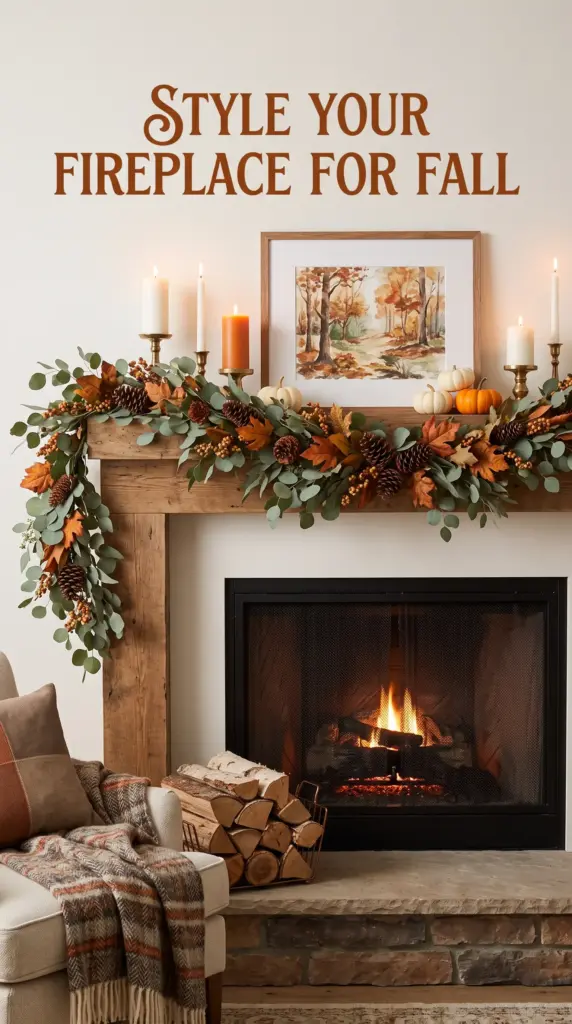 Style Your Fireplace for Fall