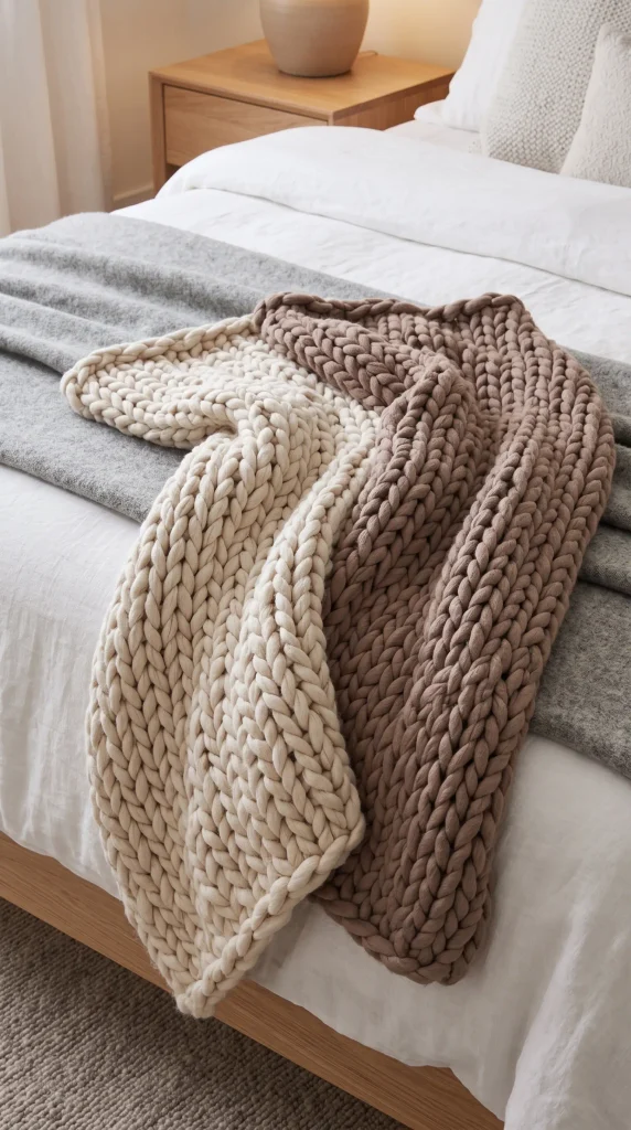Add Chunky Knit Throws
