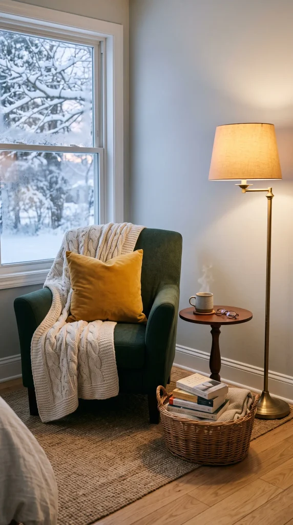 Create a Cozy Winter Reading Corner