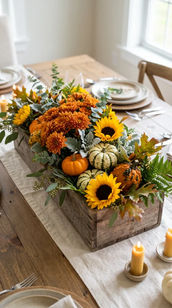 Pumpkin Flower Box