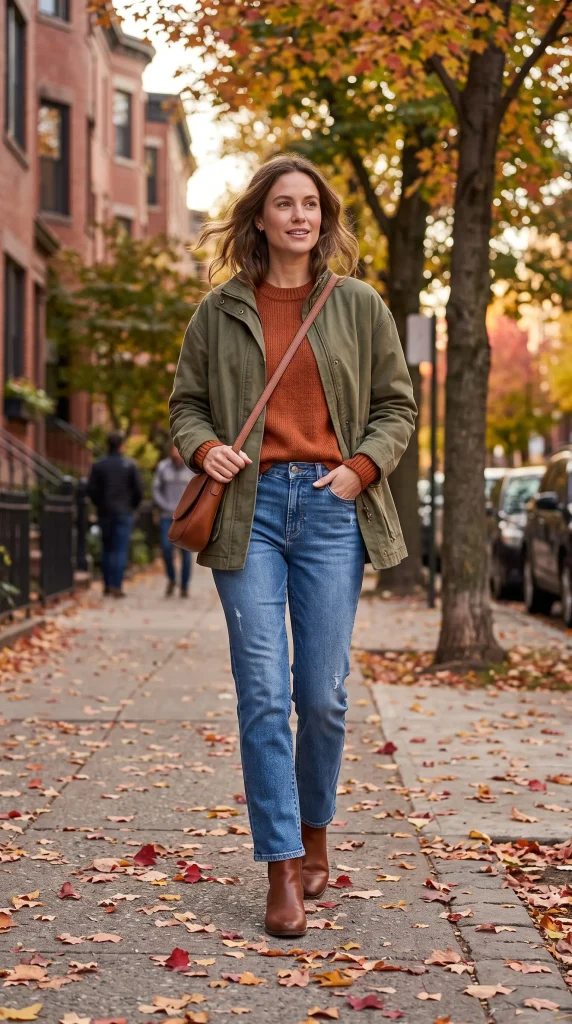 Straight-Leg Denim Jeans