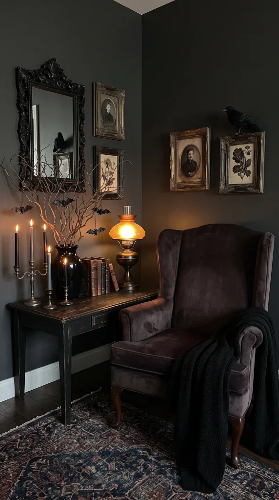 Style a Gothic Halloween Corner