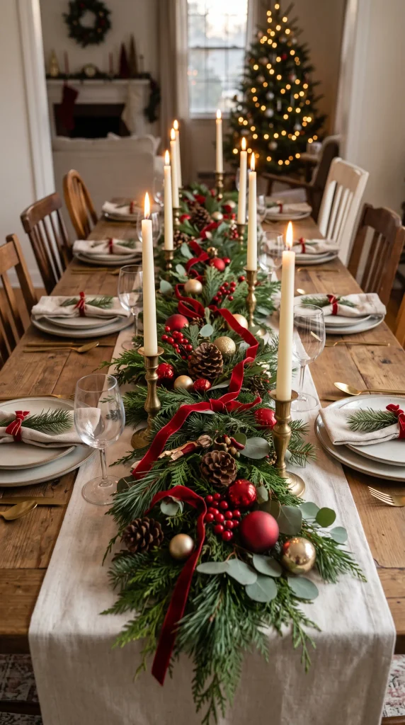 Classic Christmas Greenery Garland