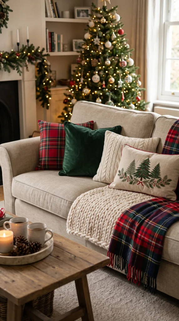Give Your Sofa a Christmas Makeover