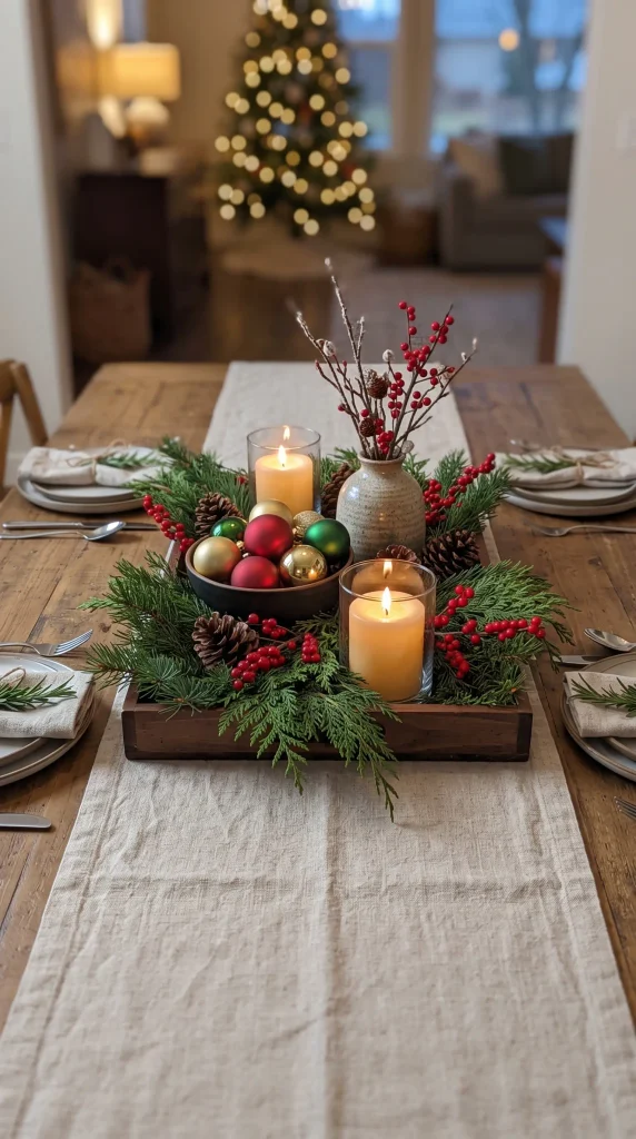 Create a Festive Christmas Table Centerpiece