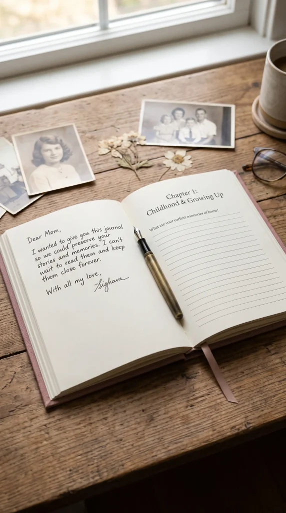 Customized Memory Journal About Her Life