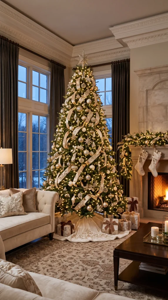 Decorate with a Luxurious Christmas Tree