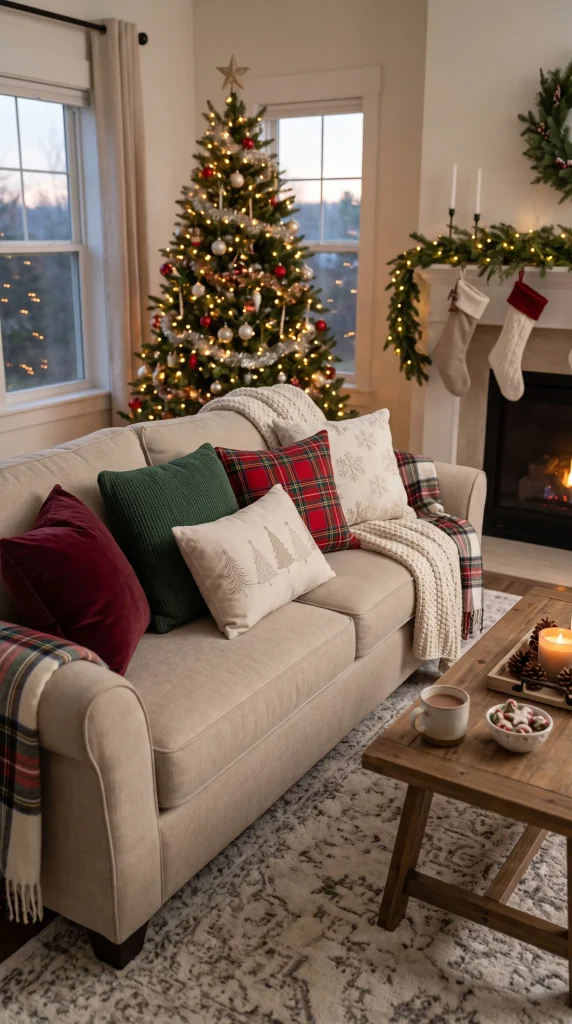 Make Your Home Cozy with Christmas Throw Pillows